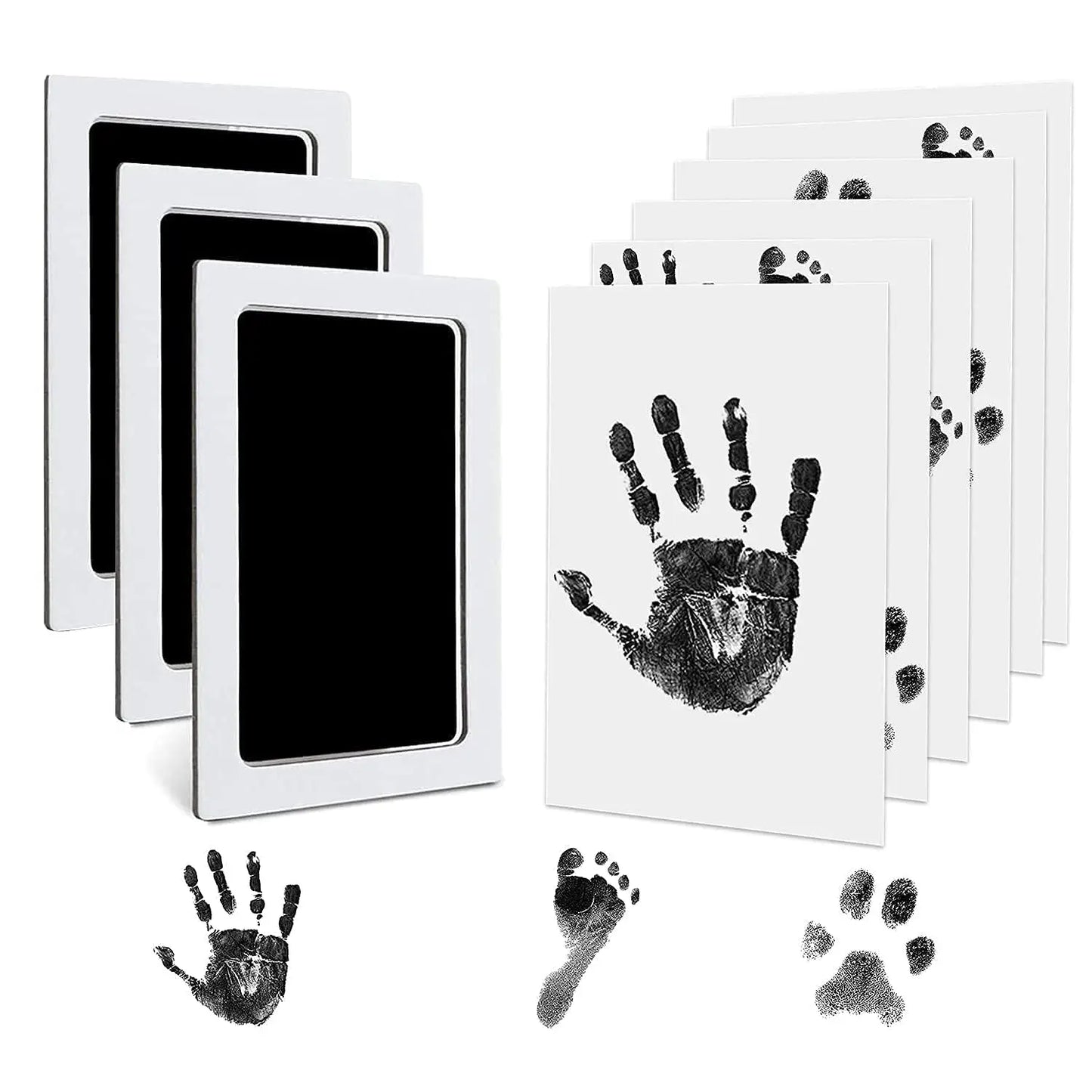 Pfotenabdruck Clean Touch Stempelkissen – Erinnerungsstück für Hunde- oder Katzenbesitzer, DIY Set für tuschfreie Pfoten- und Nasenabdrücke
