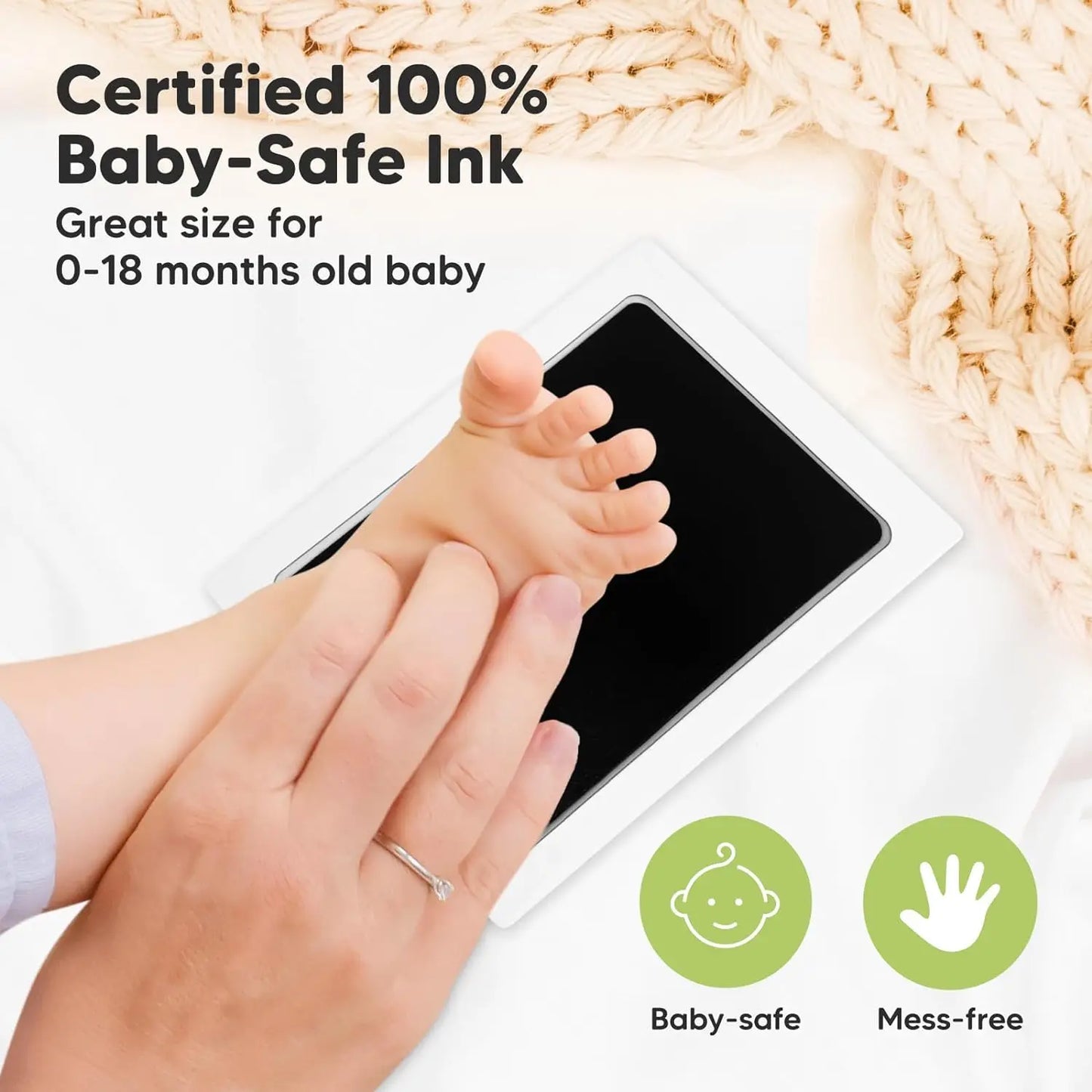 Pfotenabdruck Clean Touch Stempelkissen – Erinnerungsstück für Hunde- oder Katzenbesitzer, DIY Set für tuschfreie Pfoten- und Nasenabdrücke