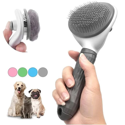 Fellpflege-Bürste & Kamm für Hunde & Katzen, Haarentferner & Entfilzungs-Tool