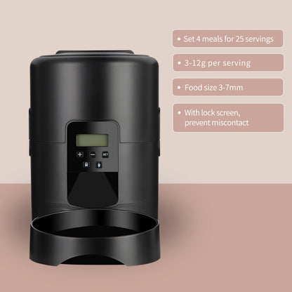 Automatischer 2L Futterspender für Hunde & Katzen – Smart Control über TuYa App, Trockennahrung Spender mit Schüssel