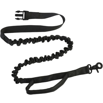 Hunde-Jogging-Leine mit Bauchgurt & Tasche – elastisch, reflektierend & freihändig