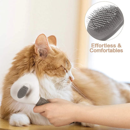 Fellpflege-Bürste & Kamm für Hunde & Katzen, Haarentferner & Entfilzungs-Tool