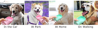 Tragbare Hunde-Trinkflasche – Auslaufsicherer Wasserbehälter für Hunde & Katzen, ideal für Spaziergänge & Reisen