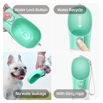 Tragbare Hunde-Trinkflasche – Auslaufsicherer Wasserbehälter für Hunde & Katzen, ideal für Spaziergänge & Reisen