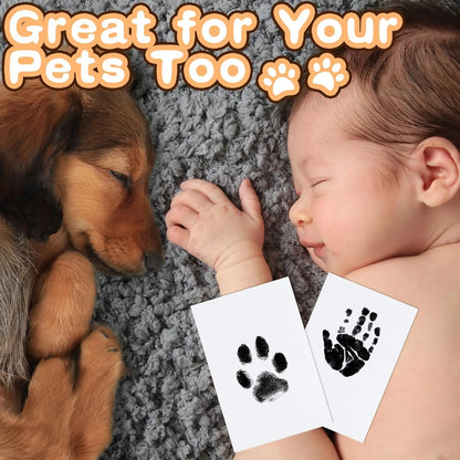 Pfotenabdruck Clean Touch Stempelkissen – Erinnerungsstück für Hunde- oder Katzenbesitzer, DIY Set für tuschfreie Pfoten- und Nasenabdrücke