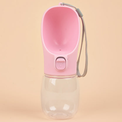 Tragbare Hunde-Trinkflasche – Auslaufsicherer Wasserbehälter für Hunde & Katzen, ideal für Spaziergänge & Reisen