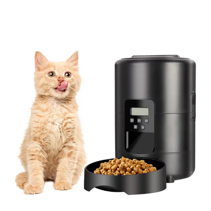 Automatischer 2L Futterspender für Hunde & Katzen – Smart Control über TuYa App, Trockennahrung Spender mit Schüssel